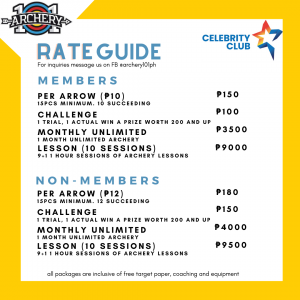 Celebrity rates